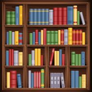 Books on bookshelf N2