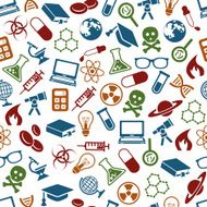 Science seamless pattern N2