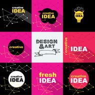 Creative idea design concept