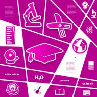 Education sticker infographic N257