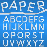 Paper font