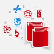 Education sticker infographic N259