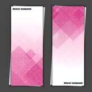 Set of banner templates with abstract background N8