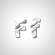 Colorful letter alphabet N179