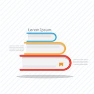 Colorful vector design for workflow layout