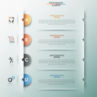 Modern infographic option banner N27