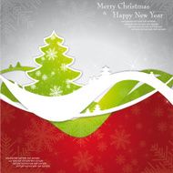 Christmas template frame design for greeting card N10