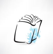 book grunge icon