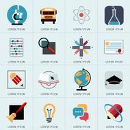 Logo and Abstract web Icon vector set