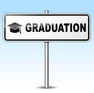 graduation sign