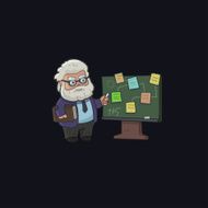 Professor character design