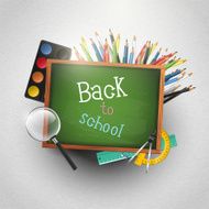 Back to school - modern background N2