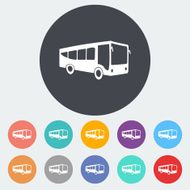 Bus flat icon N2