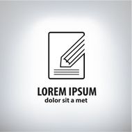 book and pencil icon