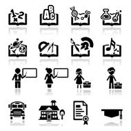 Icons set education