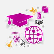 Education sticker infographic N266