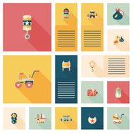 kid toys flat app ui background eps10 N60