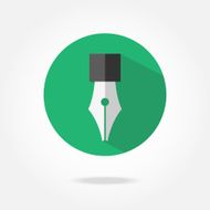 Flat pen icon N2