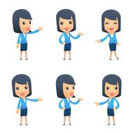 universal characters in different poses manager