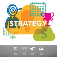 template modern info-graphic design N5