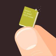 Learn to read (vector and 300dpi jpg)