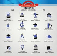 Education icons vector N5