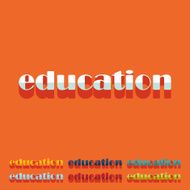 Flat design education N4