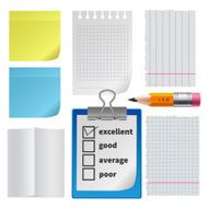 Note paper office set