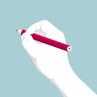 Hand Holding Pencil N5