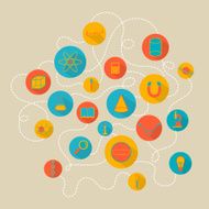 Vector Science Background N7