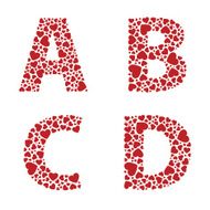 Heart Alphabet Font