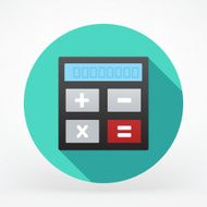 Flat Calculator Icon