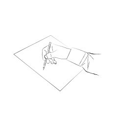 Doodle hand writing N2