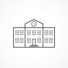 School Building Icon N25