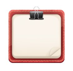 Vector Cartoon Blank Sheets of Paper