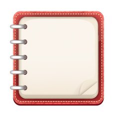 Vector Cartoon Notepad