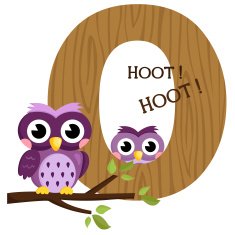 Alphabet O for Owl
