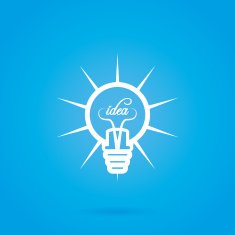 Abstract Bulb Icon Isolated On Background N4