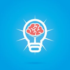 Abstract Bulb Icon Isolated On Background N5