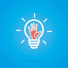 Abstract Bulb Icon Isolated On Background N9