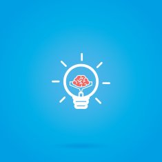 Abstract Bulb Icon Isolated On Background N10