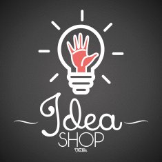Abstract Bulb Icon Isolated On Background N15