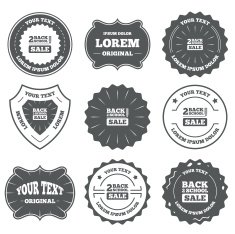 Back to school icons Studies after the holidays N20