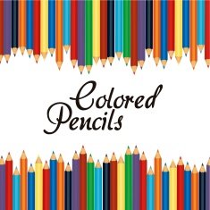 Colored pencil bakcground