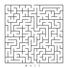 simple square labyrinth N4