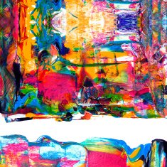 Abstract acrylic paint N3