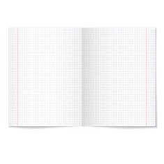 Sells notebook paper on white background