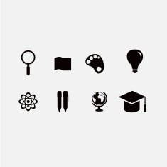 Education Icon Set N47