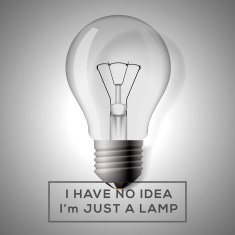 Light bulb with innovation idea concept