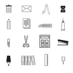 stationery icons N11